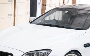 White BMW M6 with HRE Wheels (2)